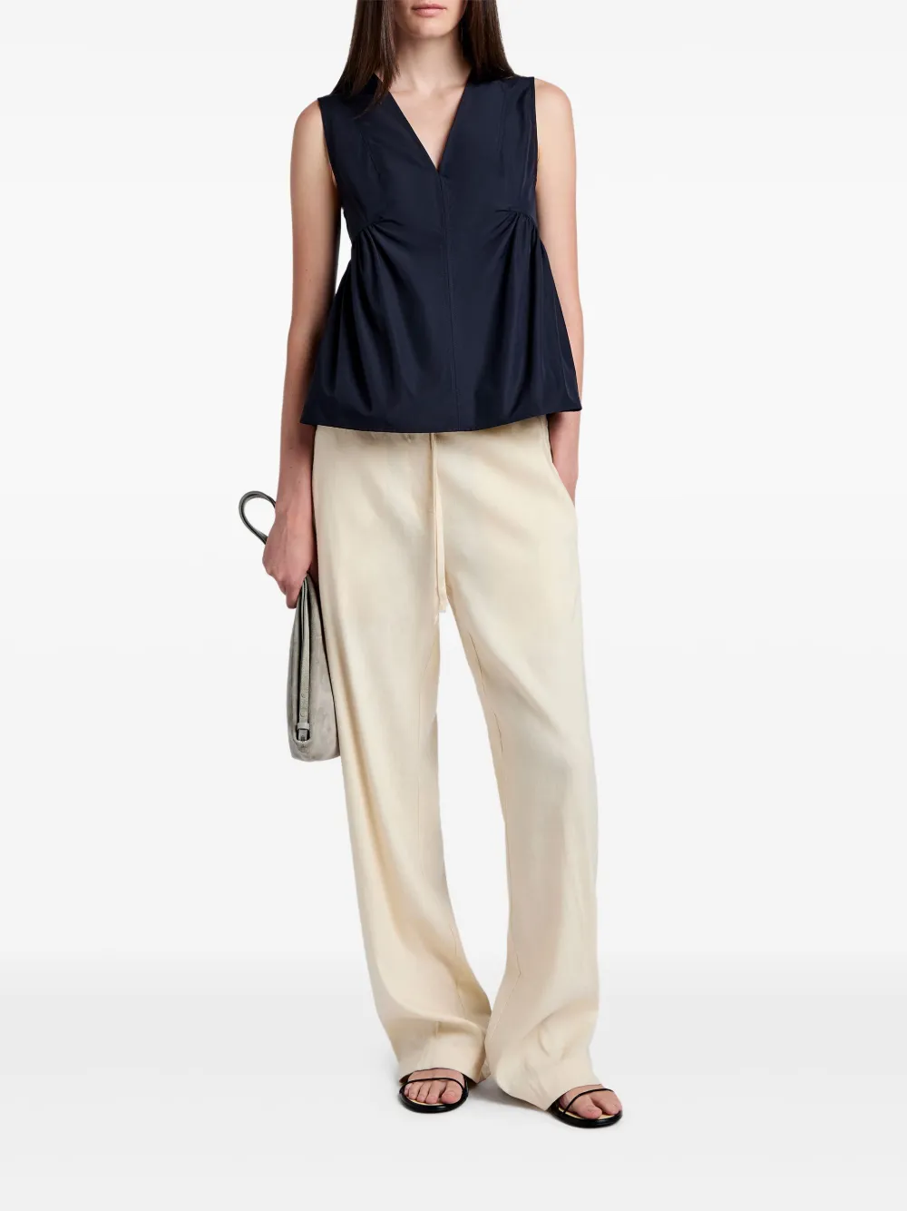 Proenza Schouler White Label Magnus trousers - Beige