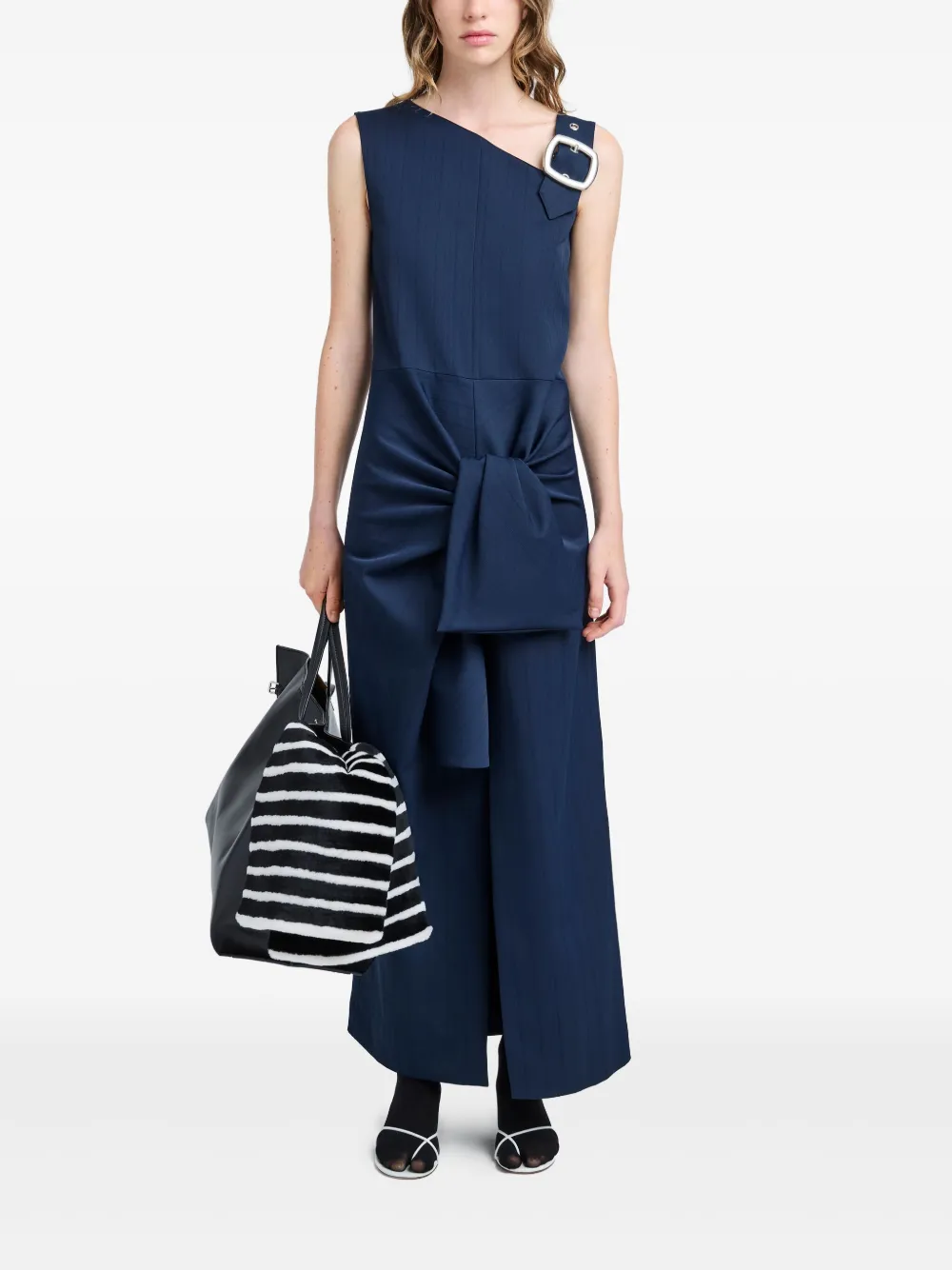 Proenza Schouler Jackie maxi-jurk - Blauw