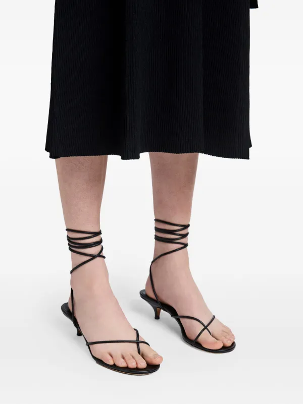 Proenza Schouler Slash Sandals | Black | FARFETCH