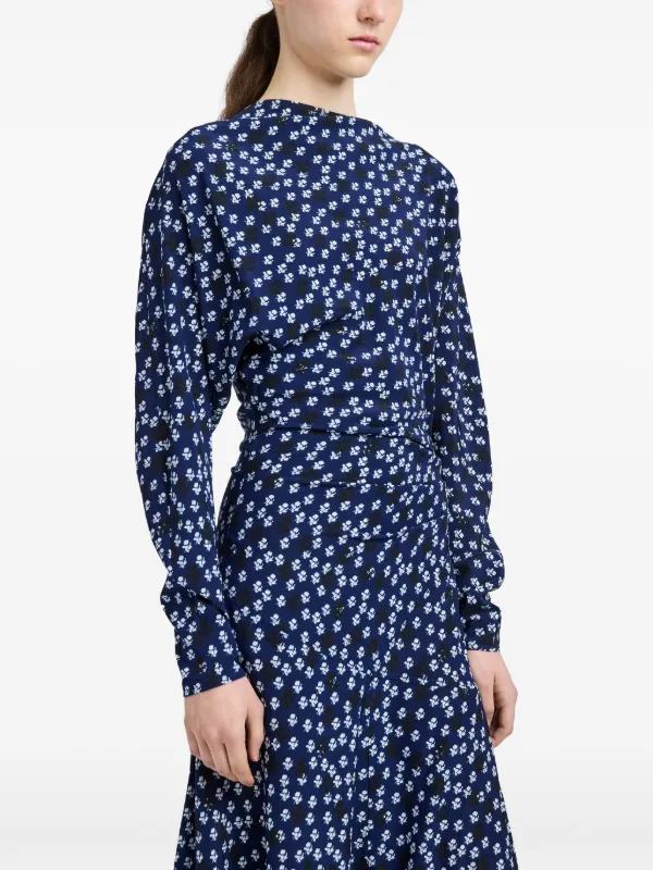 proenza schouler blue dress Abie Dress, Navy