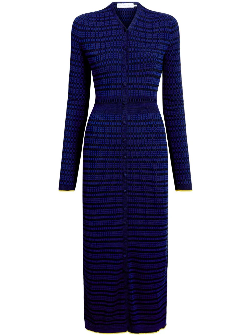 Proenza Schouler White Label Ivanna midi-jurk Blauw