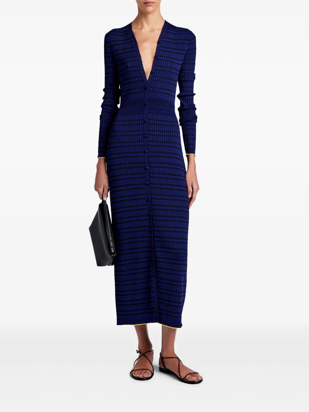 Proenza Schouler White Label Ivanna midi dress - Blauw