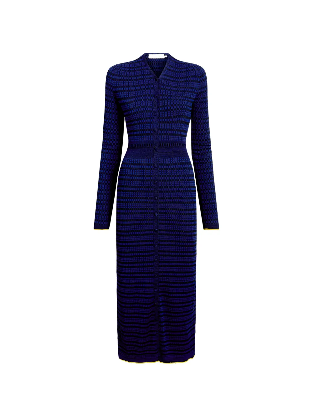 Proenza Schouler White Label Ivanna midi-jurk Blauw