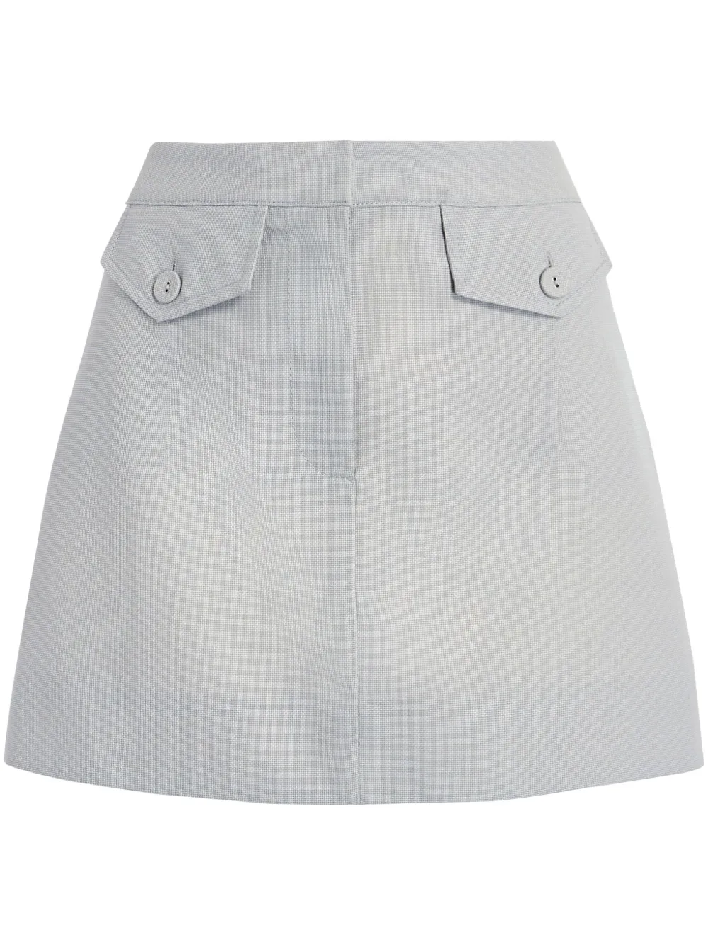 Proenza Schouler White Label Jamison mini-rok Grijs