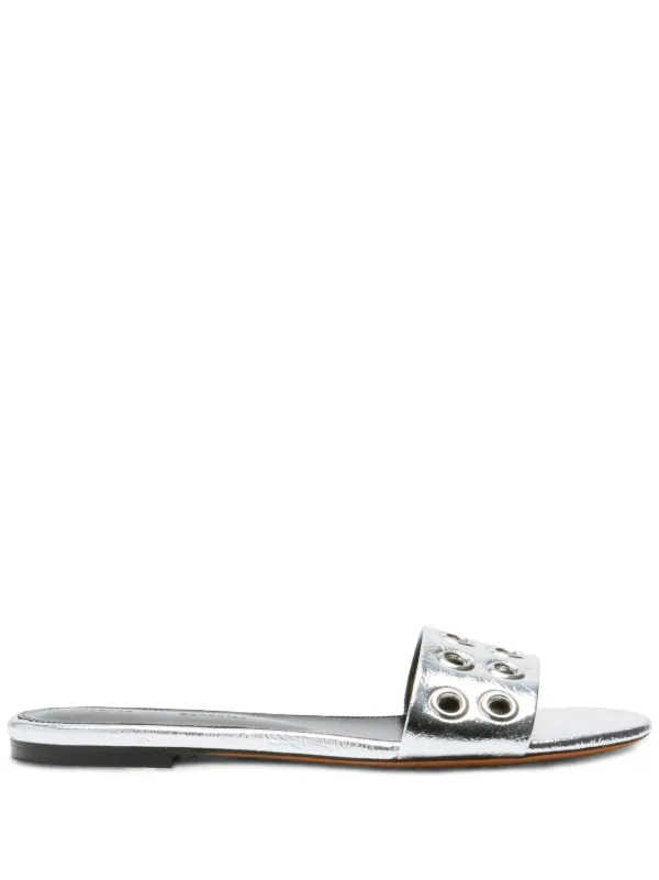 Proenza Schouler Grommet Sandals in Grey