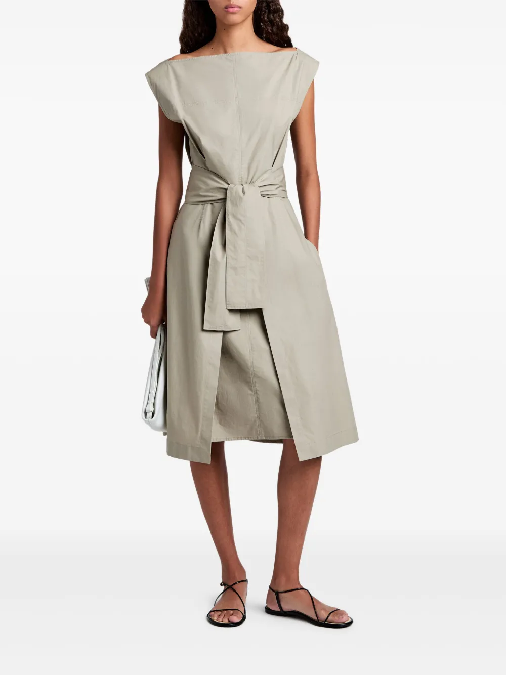 Proenza Schouler White Label Caro midi dress - Beige