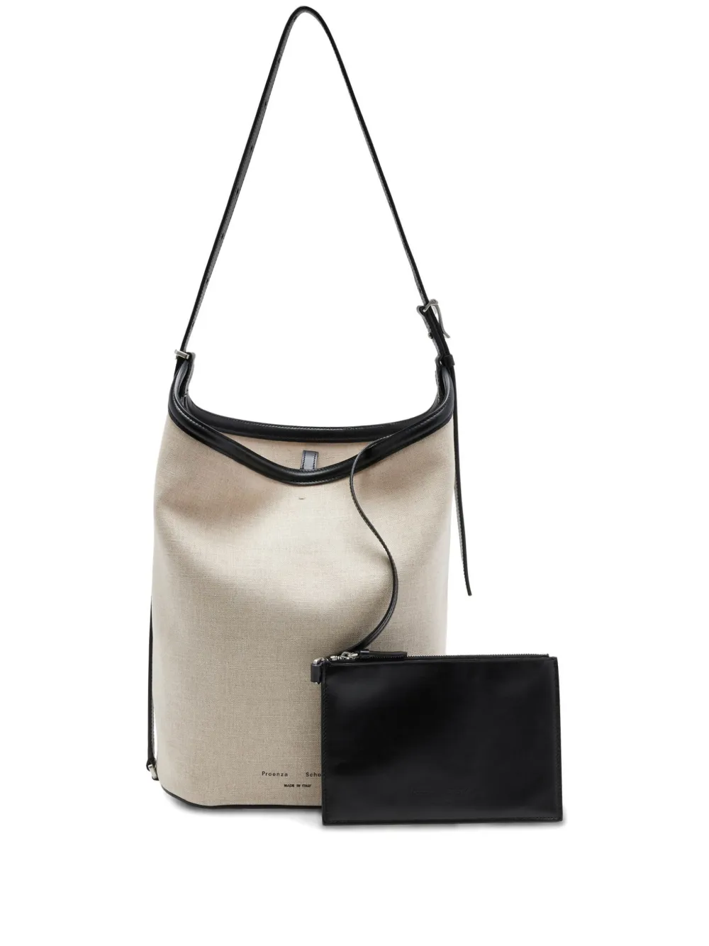 Brant Linen bucket bag