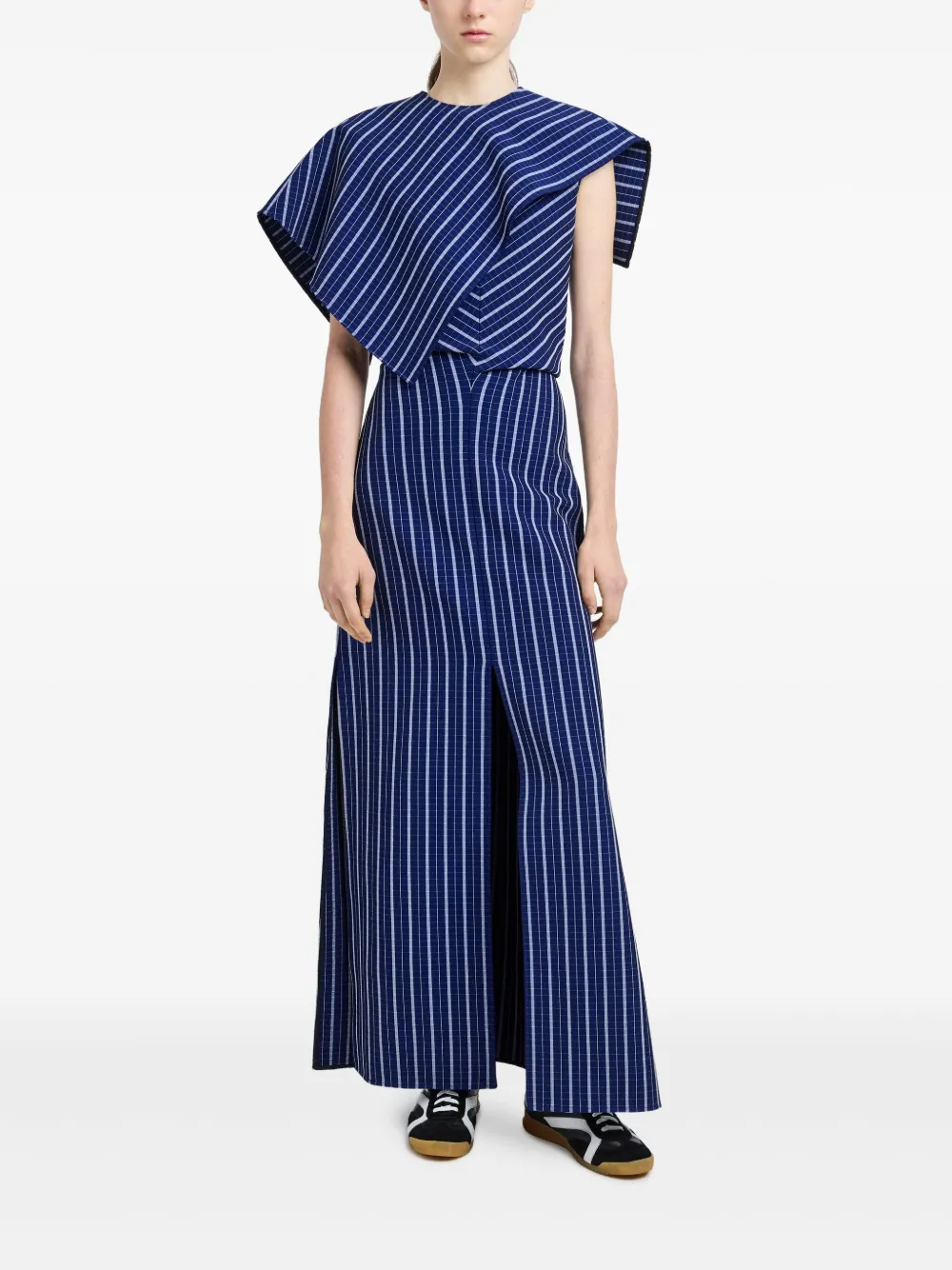 Proenza Schouler Selene maxi-dress - Blauw