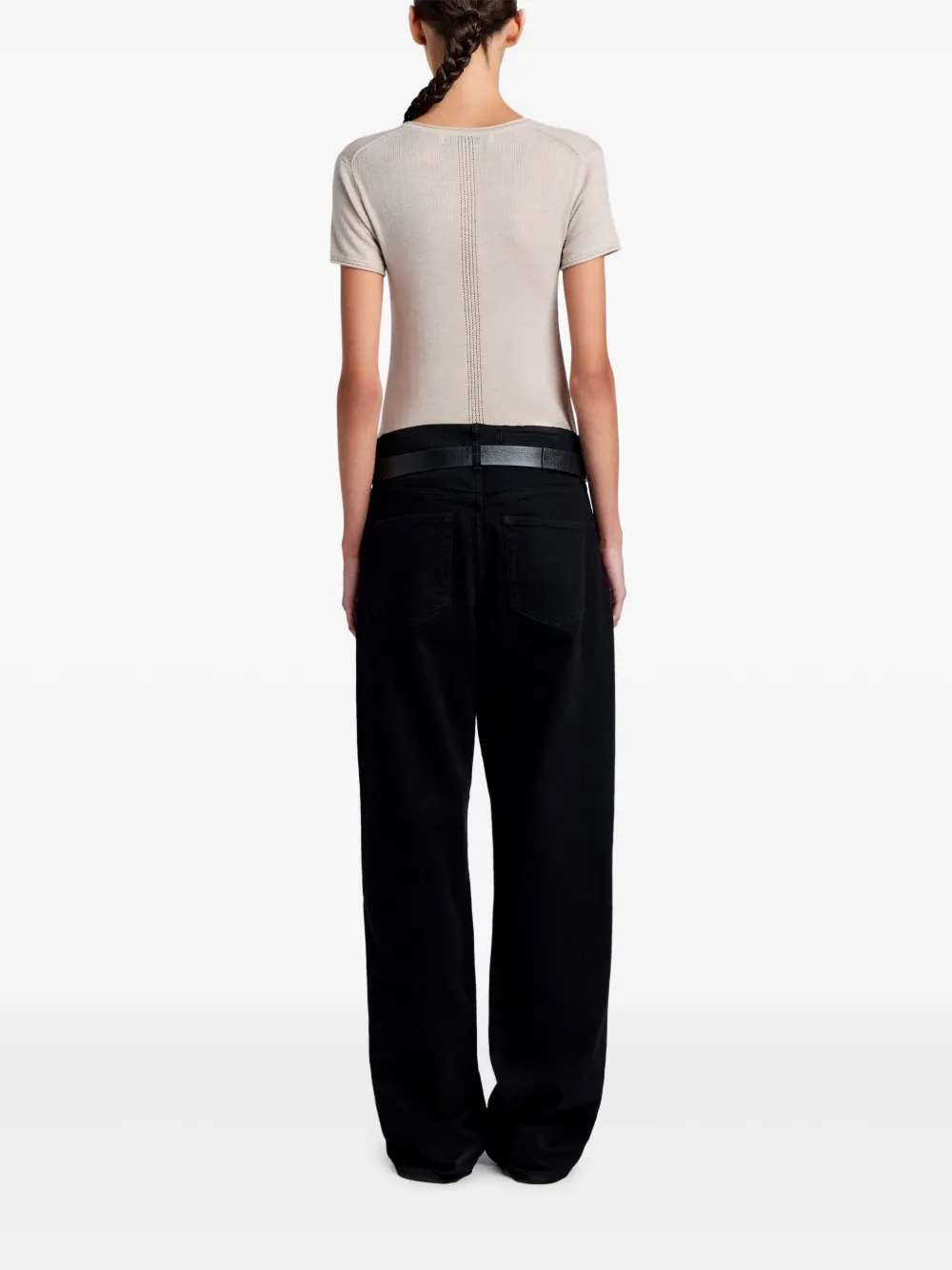 Shop Proenza Schouler White Label Blaine T-shirt In Neutrals