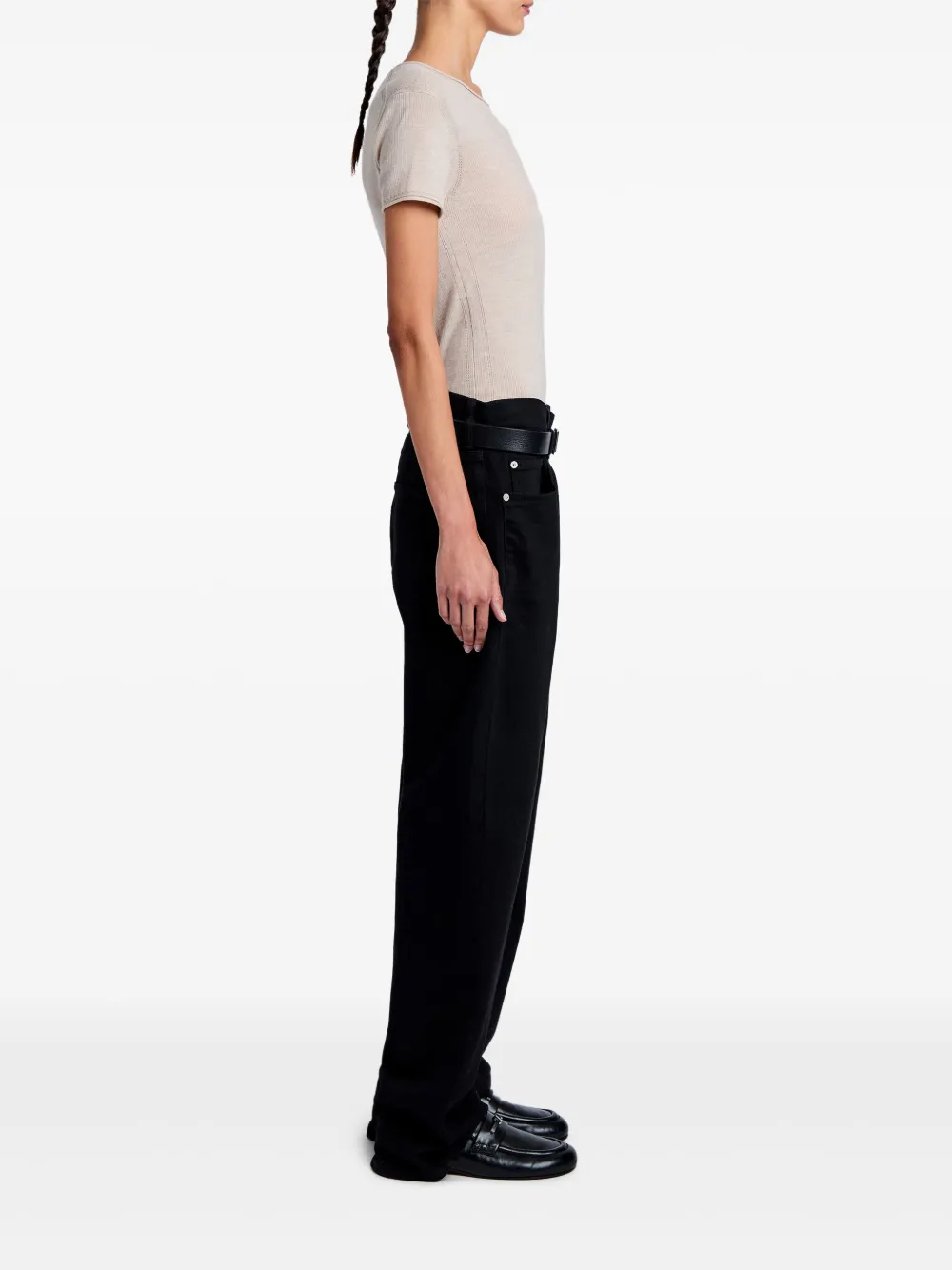 Shop Proenza Schouler White Label Blaine T-shirt In Neutrals