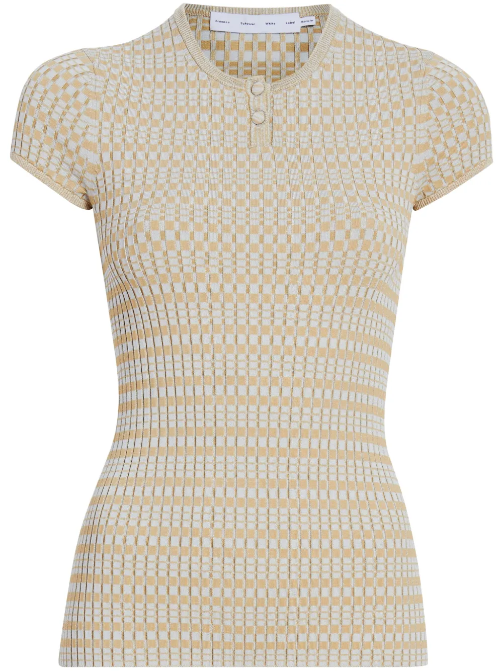 Proenza Schouler White Label Shelle gebreide top Beige