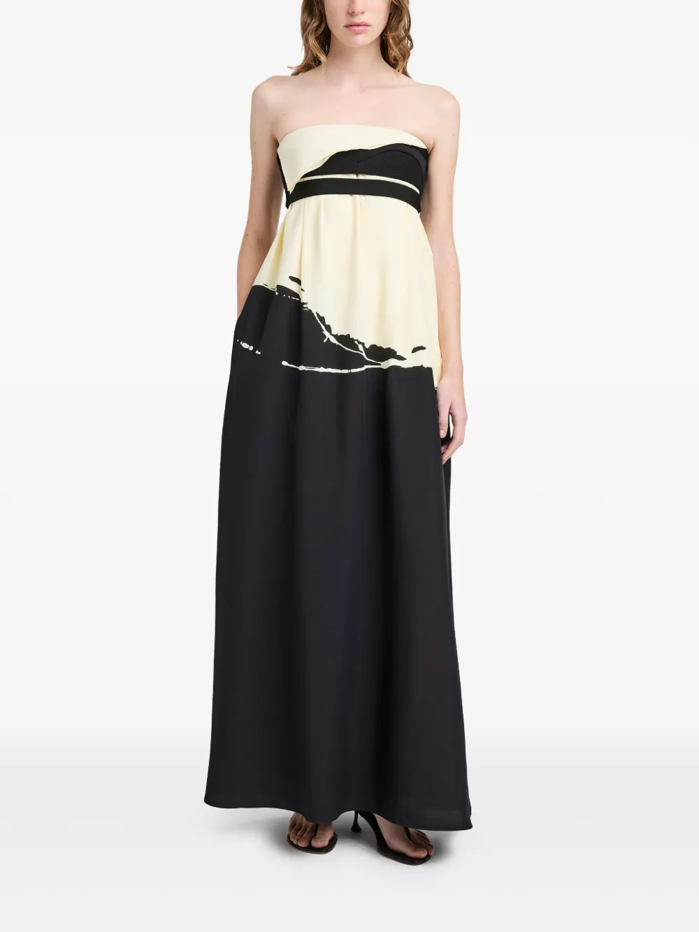 Proenza Schouler Maxi-jurk - Zwart