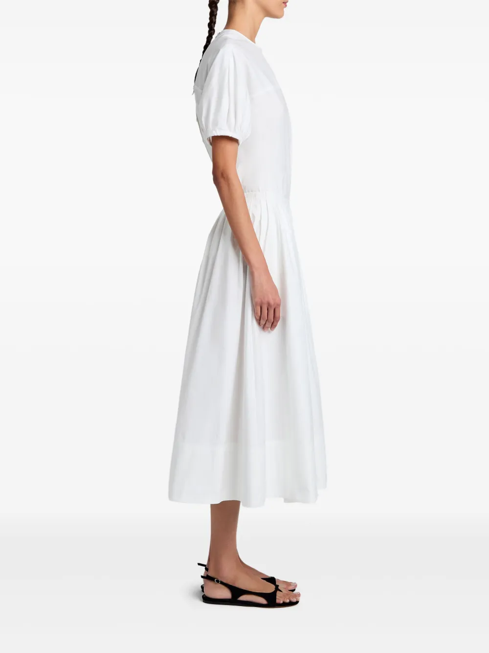 Proenza Schouler White Label Austin Midi Dress In White