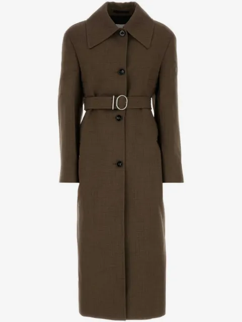Jil Sander Cappotto con cintura