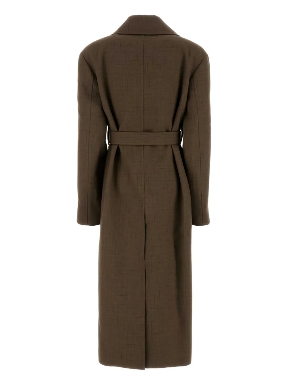 Jil Sander belted coat - Bruin