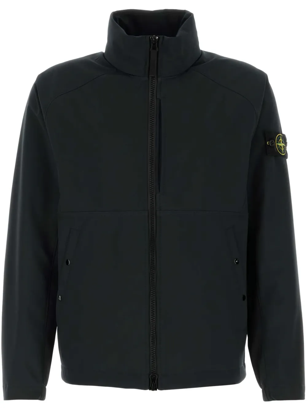 Stone Island Jack met Compass-print Zwart
