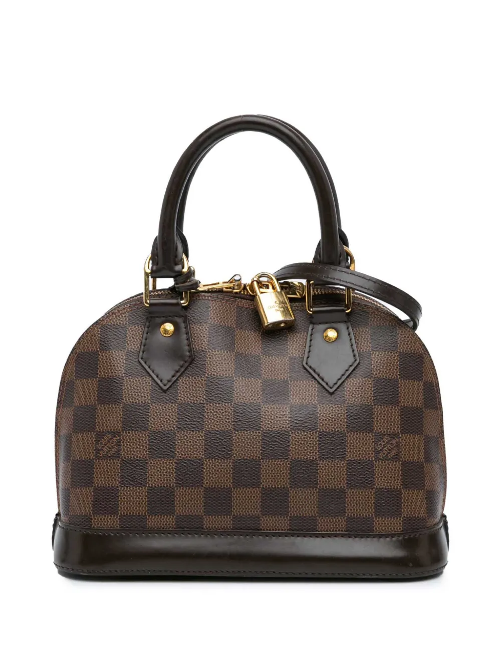 Louis Vuitton Pre-Owned 2020 Damier Ebene Alma BB satchel - Bruin