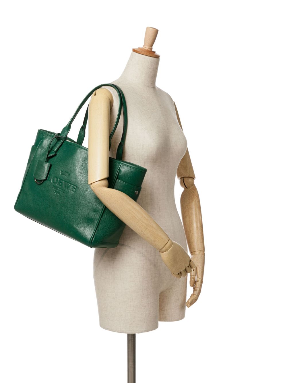 Loewe Pre-Owned 2013 Leather Heritage tote bag - Groen