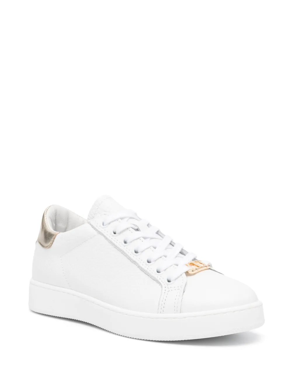 TWINSET logo-plaque sneakers White