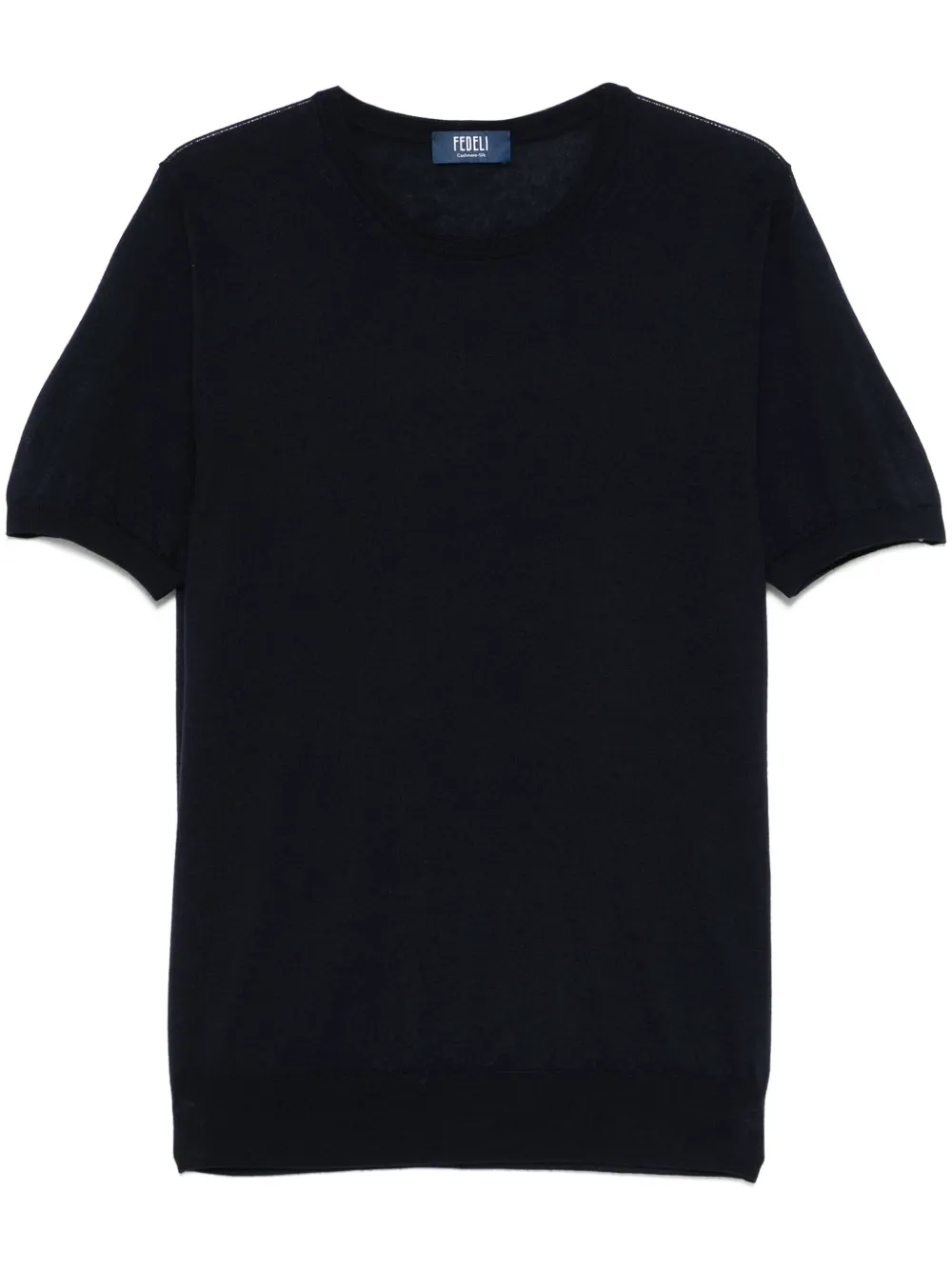 fine-knit T-shirt