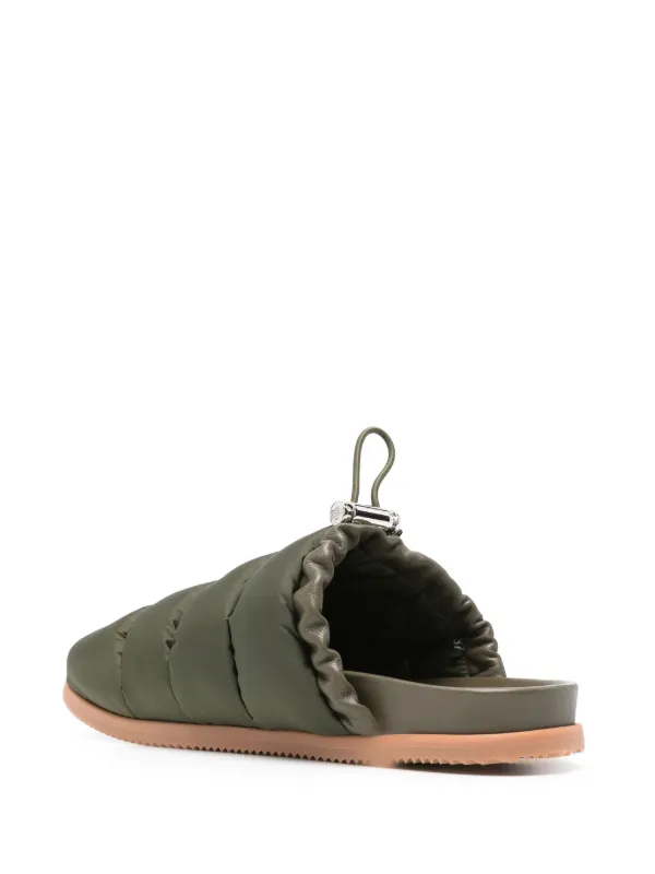 【関税＆送料込み】Moncler Mon Pocket Slippers Moncler: Black 'Mon Pocket' Slippers | SSENSE