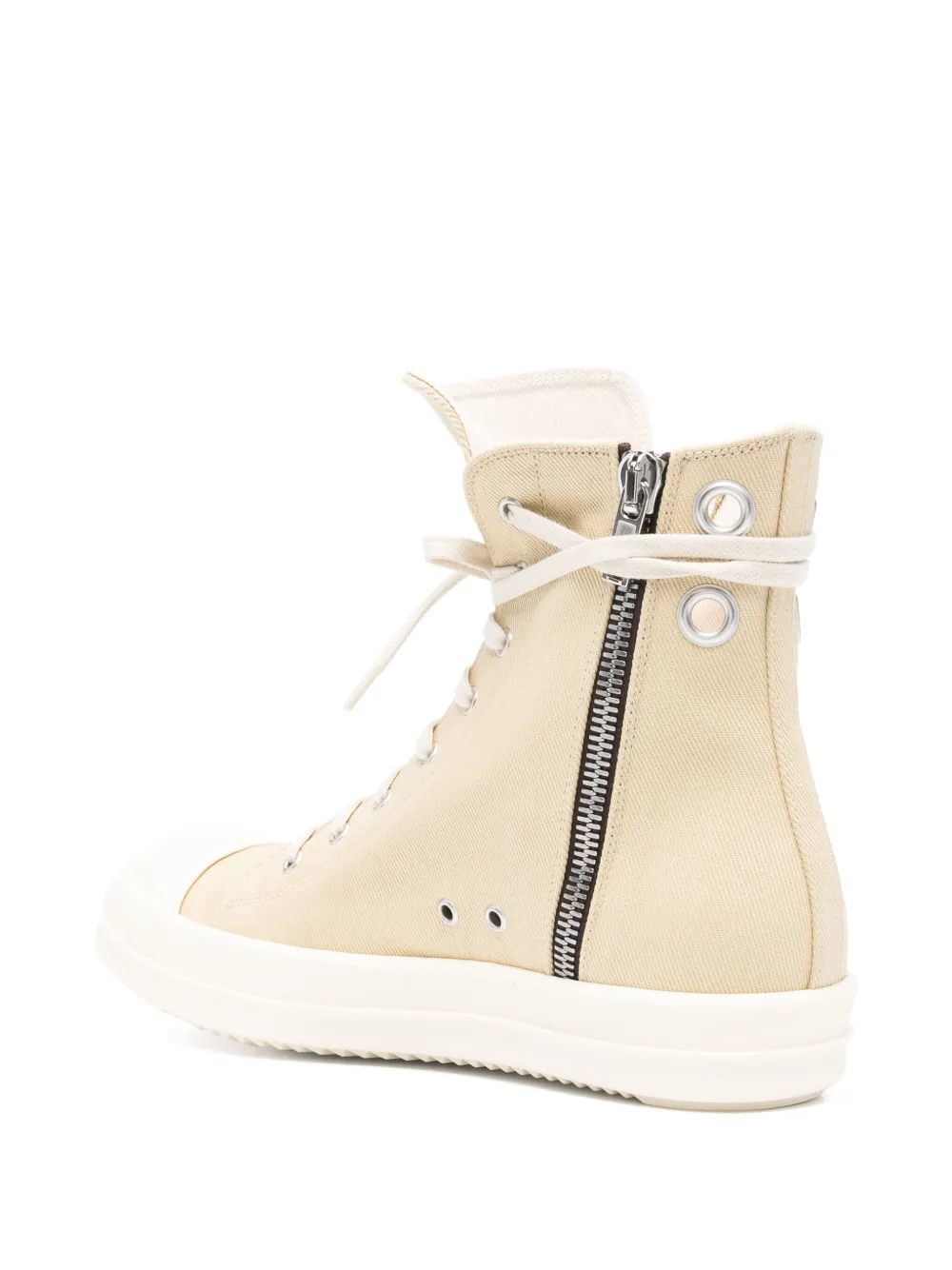 Rick Owens DRKSHDW Sneakers met ringlets Beige