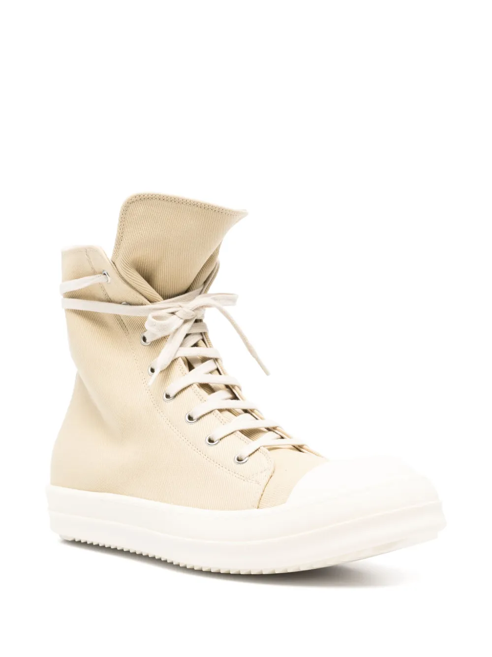 Rick Owens DRKSHDW Sneakers met ringlets - Beige