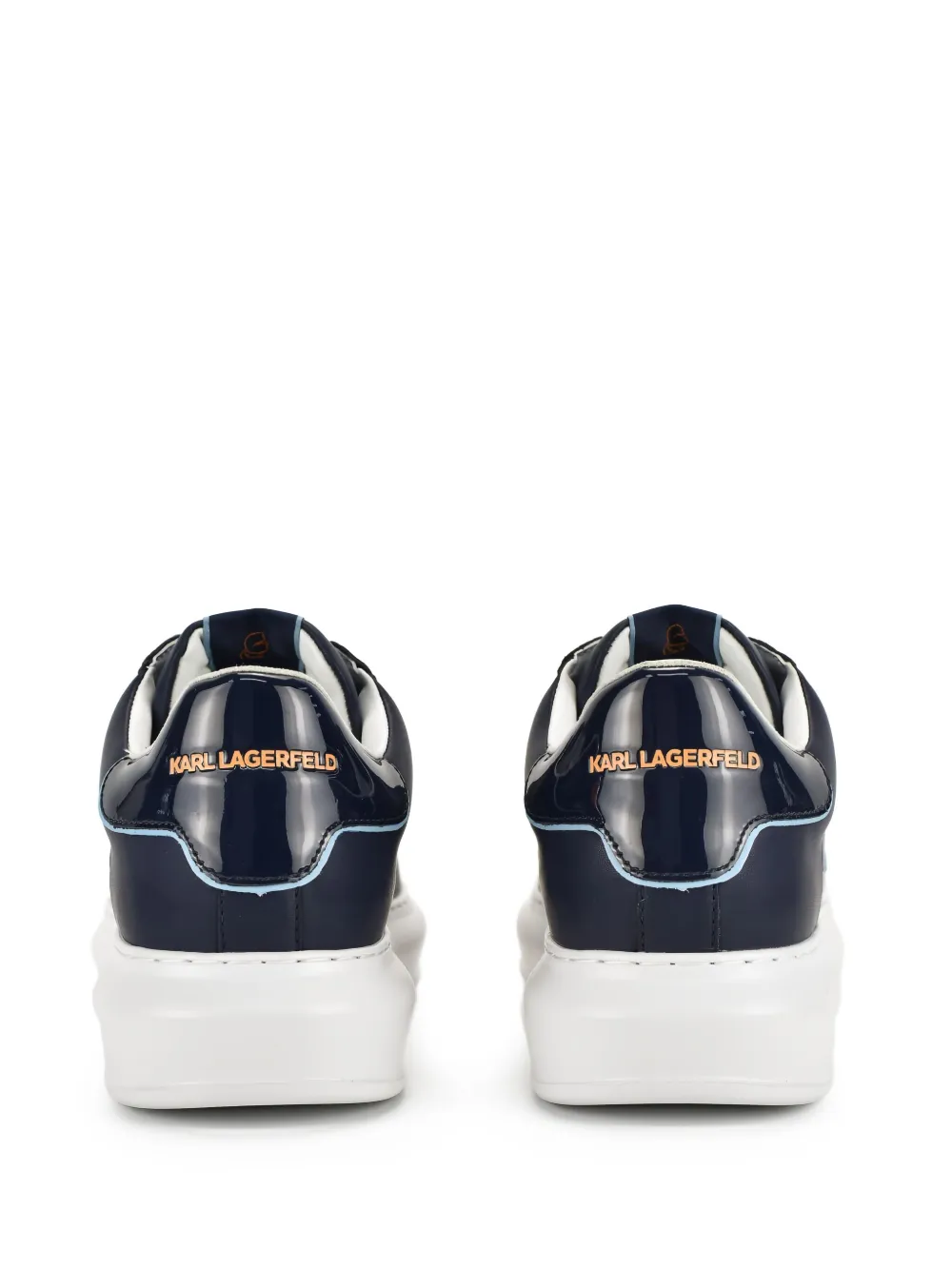 Karl Lagerfeld logo-embroidered sneakers Blue