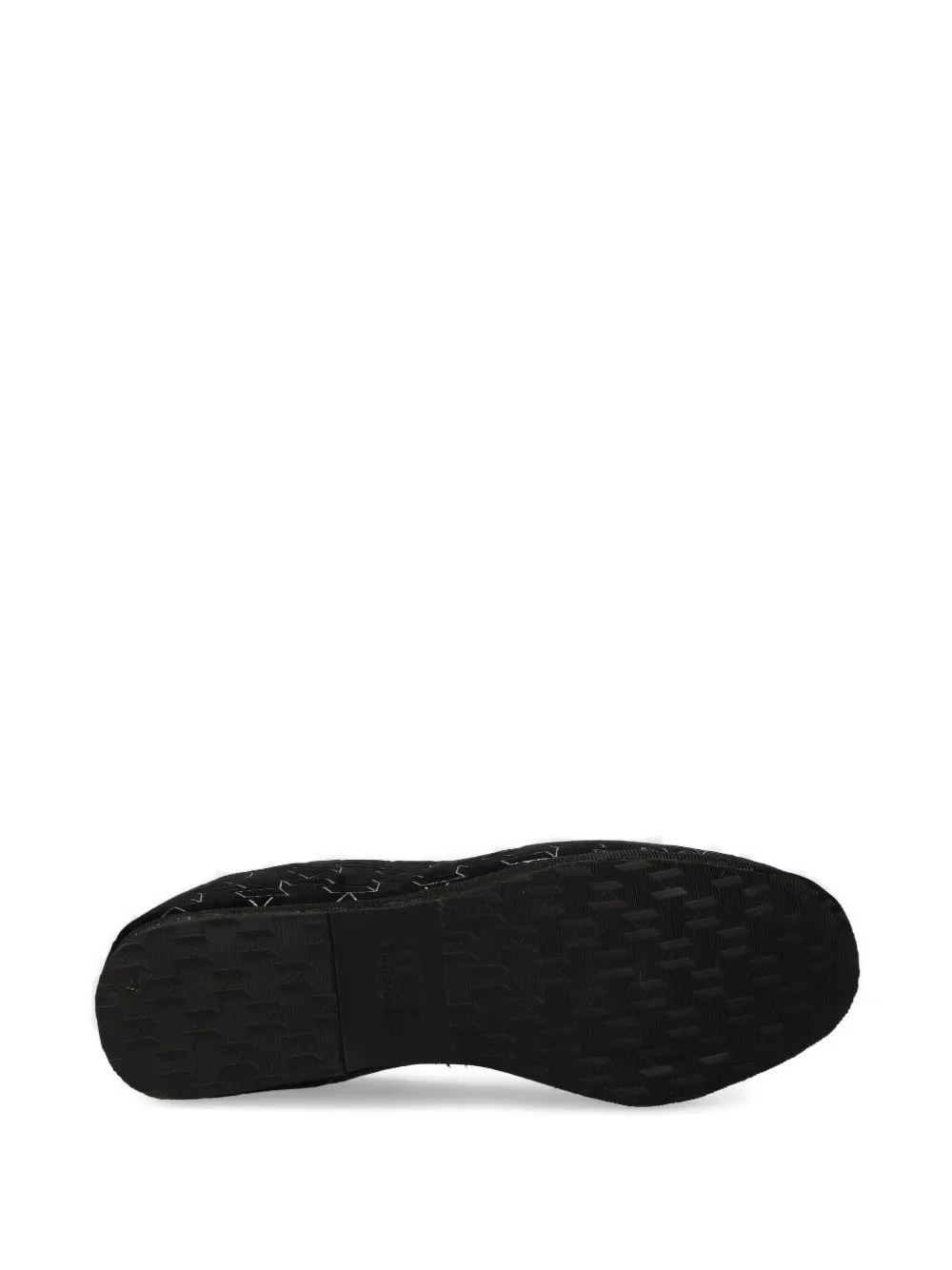 Karl Lagerfeld Monogram Slip-on Slippers In Black