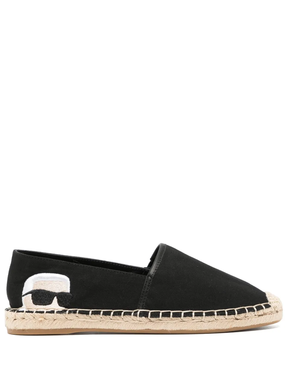 Karl Lagerfeld Kamani espadrilles Zwart