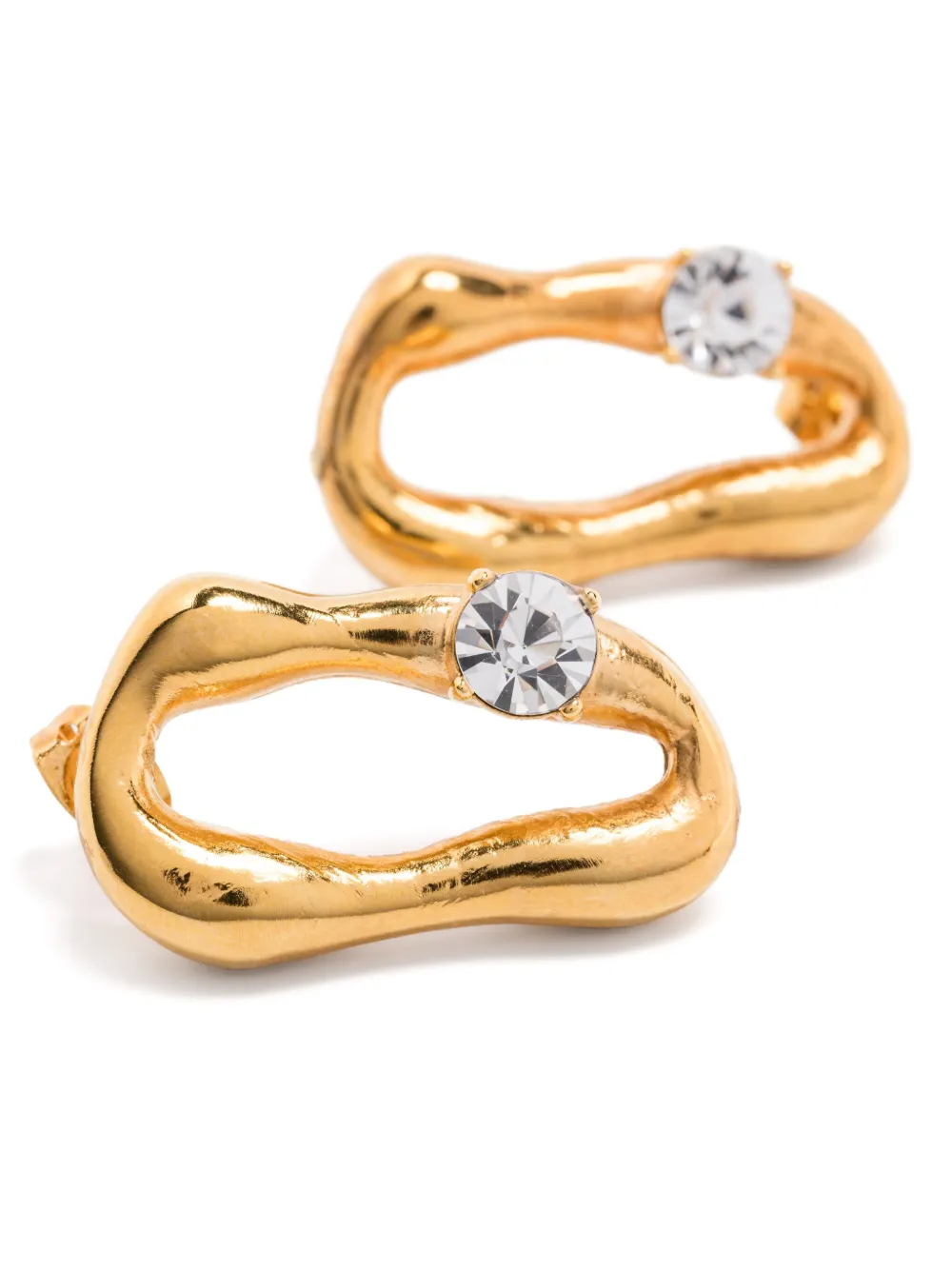 FORTE FORTE CRYSTAL-EMBELLISHMENT EARRINGS