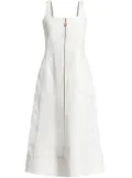 Aje cotton midi dress - White