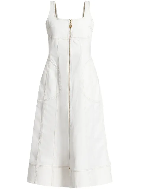 Aje cotton midi dress
