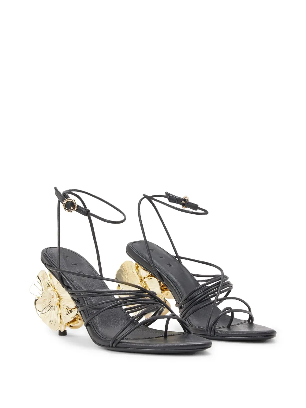 Aje 90 mm Moonstuck Bloom sandalen - Zwart