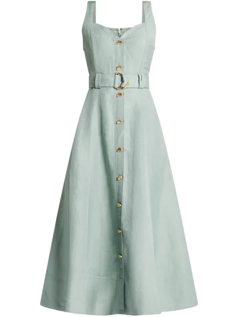 Aje belted midi dress