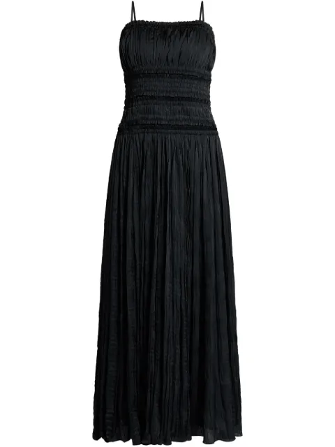 Aje ruched-detailing midi dress