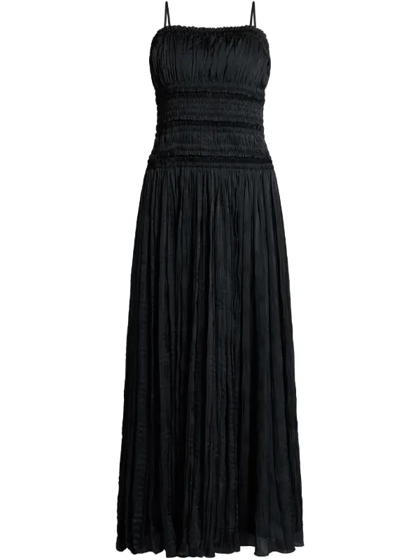 Aje ruched-detailing Midi Dress | Black | FARFETCH