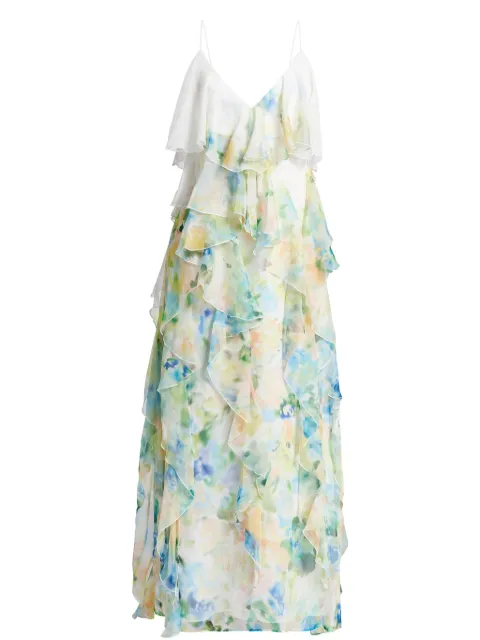 Aje ruffle-detailing midi dress
