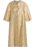 Dice Kayek crystal-embellished coat - Gold