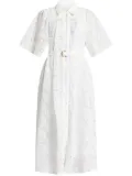 Aje lace-detailing midi dress - White