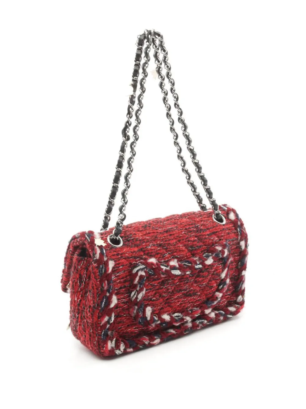 CHANEL Pre-Owned 2017-2018 Double Flap shoulder bag - Rood