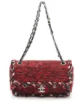 CHANEL Pre-Owned 2017-2018 Double Flap shoulder bag - Red