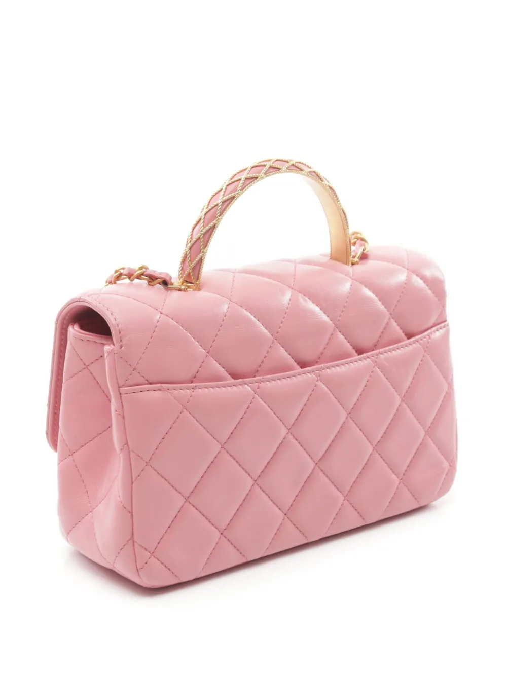 CHANEL Pre-Owned 2021 quilted Flap shoulder bag - Roze