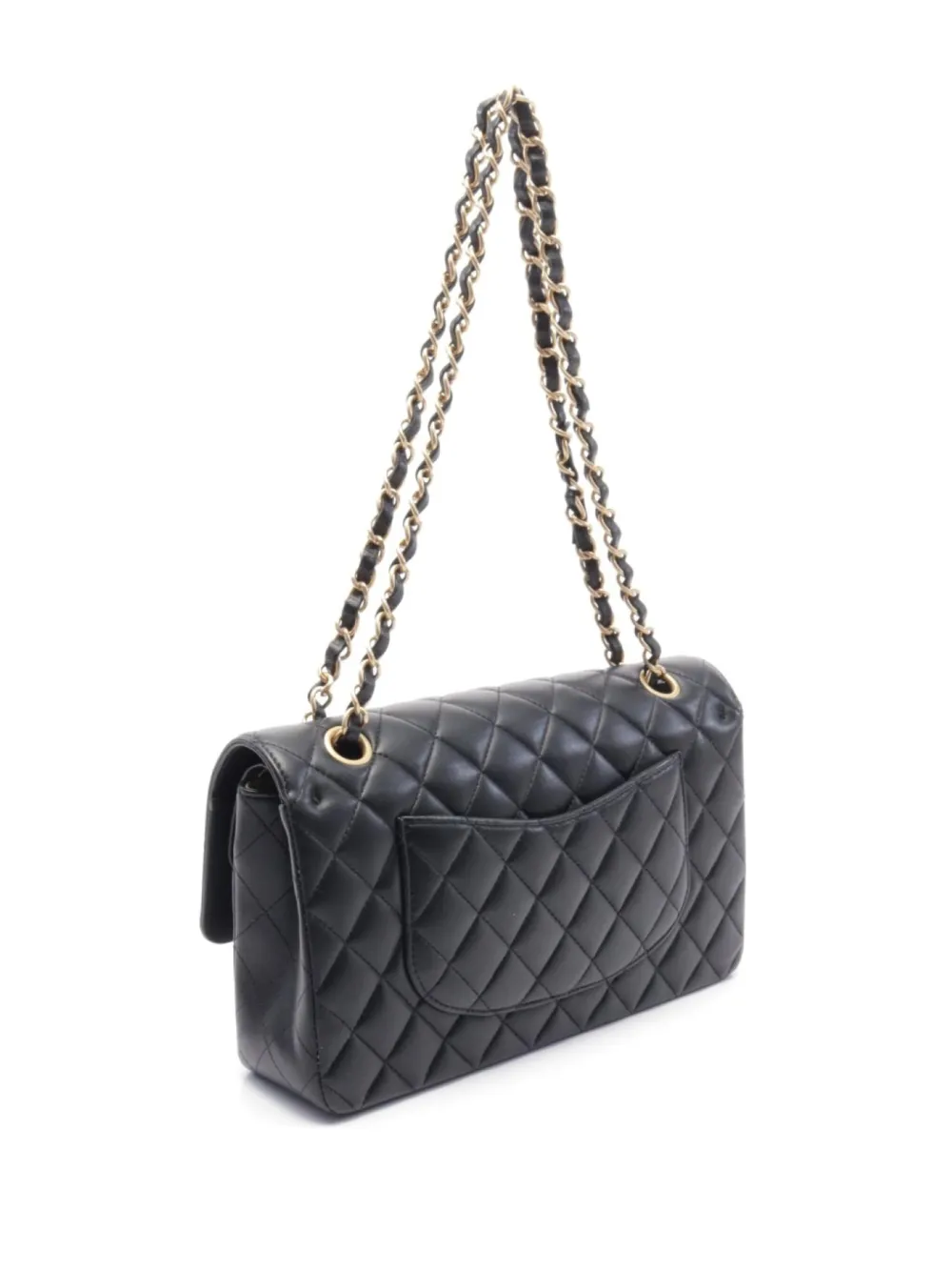 CHANEL Pre-Owned 2021-2022 W Flap crossbodytas - Zwart