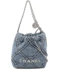 CHANEL Pre-Owned 2021's mini 22 shoulder bag - Blue