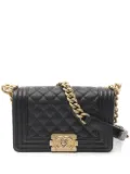 CHANEL Pre-Owned 2021 small Boy Chanel shoulder bag - Black