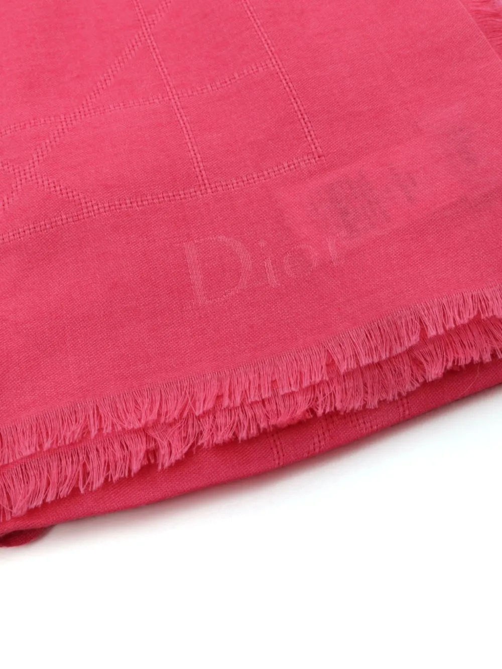 Christian Dior Pre-Owned 2010s Cannage scarf - Roze