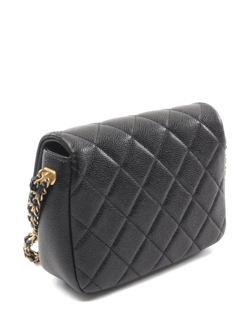 CHANEL Pre-Owned 2021's Mini Flap shoulder bag - Zwart