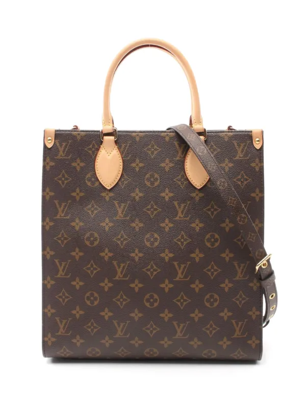 Louis Vuitton Pre-Owned 2021 Sac Plat PM Tote Bag Brown