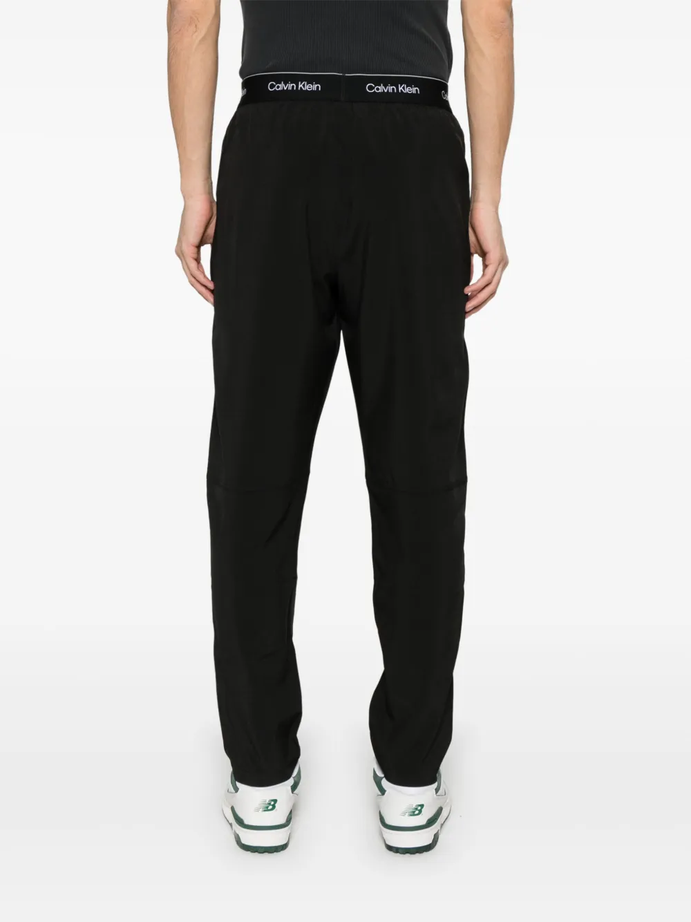 Calvin Klein Joggingbroek met logoband Zwart